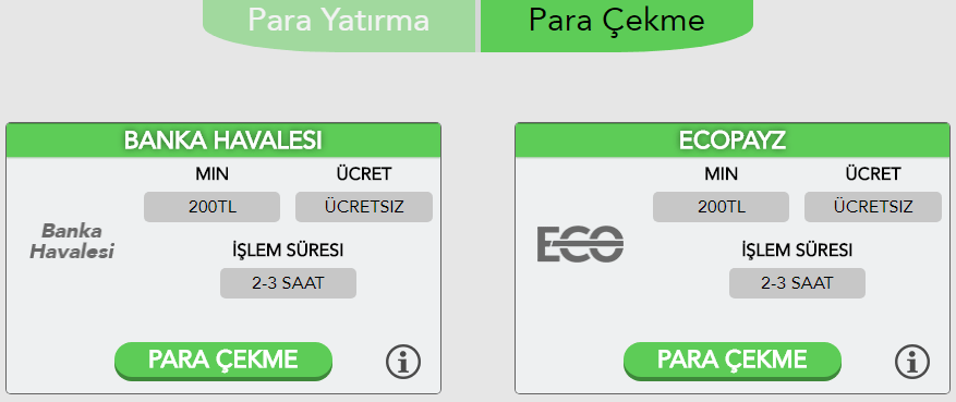 betpeform para çekme