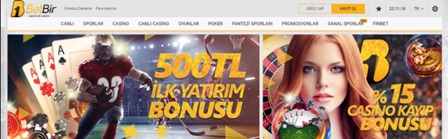 Betbir Casino yatırım bonusu