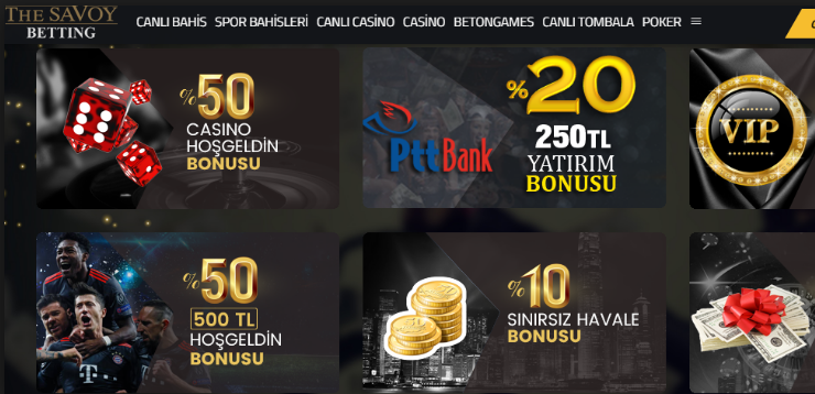 Savoybetting-Casino-bonusları