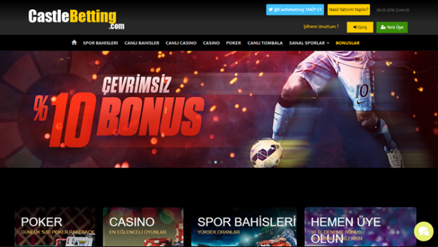 Castlebetting giriş