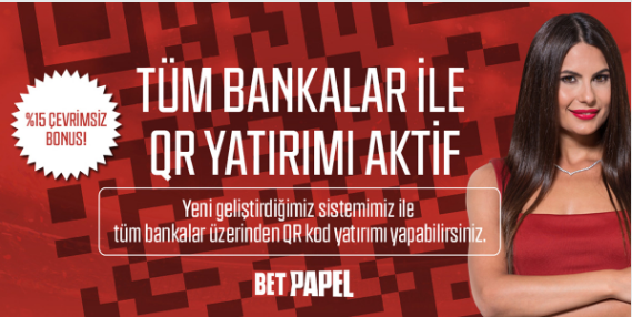 Betpapel Qr Kod Çevrimsiz Bonusu